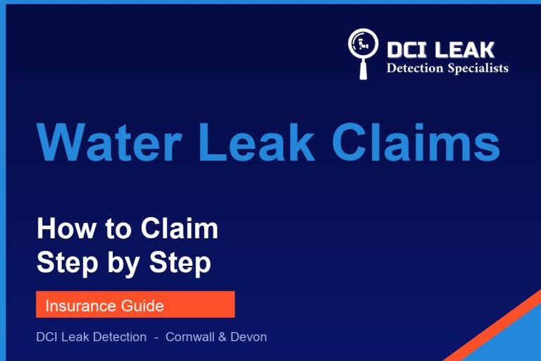 Making a water leak insurance claim - DCI Leak Detection