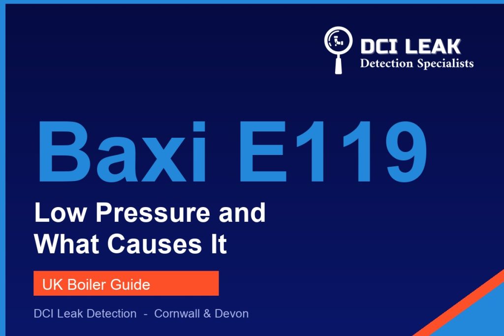 baxi e119 guide from DCI Leak Detection