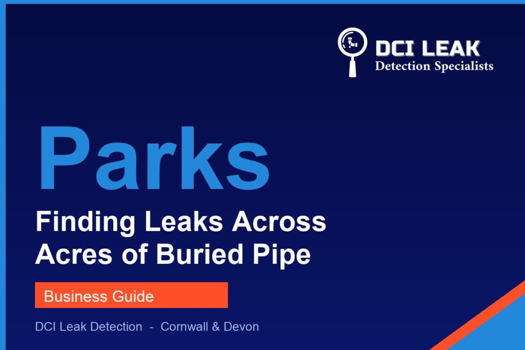 holiday park leak detection — DCI Leak Detection guide