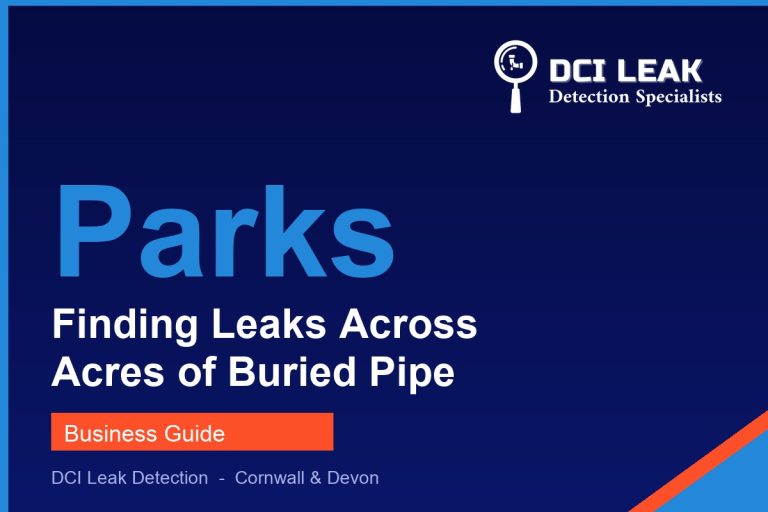 holiday park leak detection — DCI Leak Detection guide