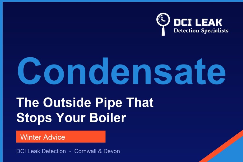 frozen condensate pipe — DCI Leak Detection guide
