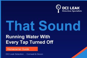 hear water running no taps on — DCI Leak Detection guide