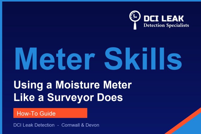 how to read a moisture meter — DCI Leak Detection guide