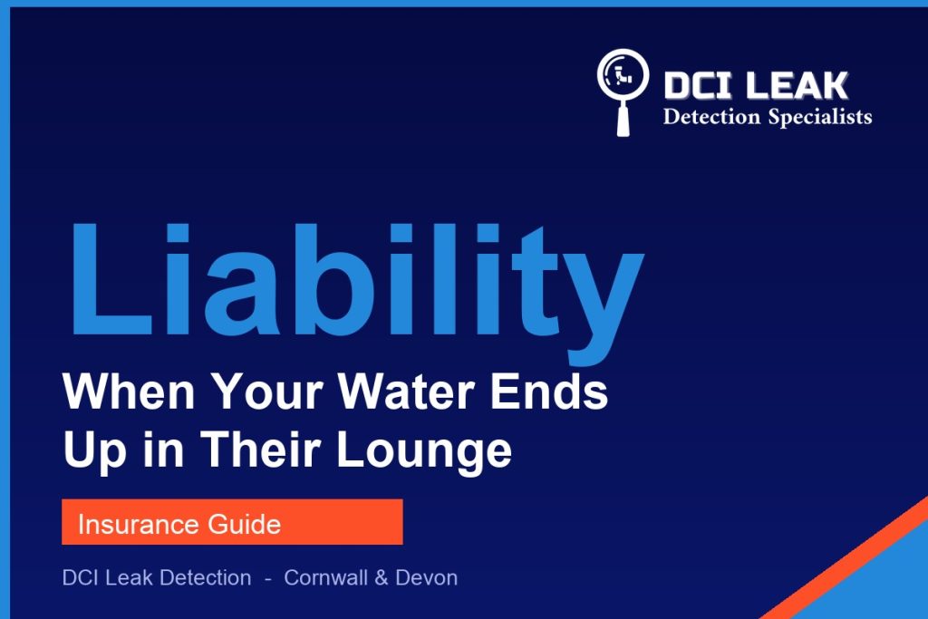 leak damaged neighbour property — DCI Leak Detection guide