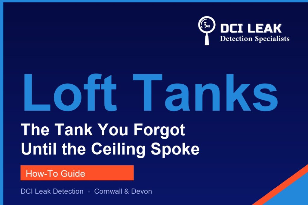 loft tank leaking — DCI Leak Detection guide