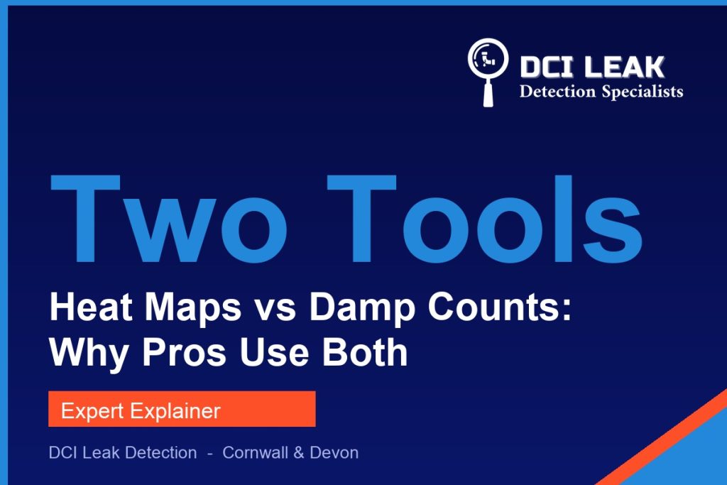 thermal imaging vs moisture meter — DCI Leak Detection guide