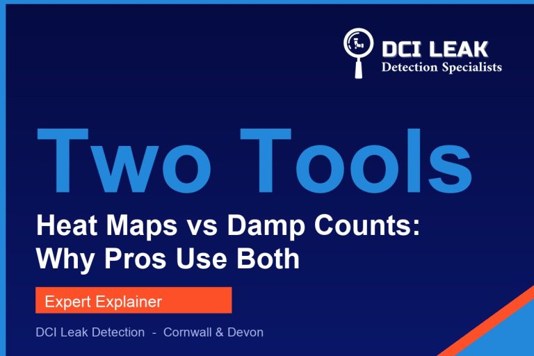 thermal imaging vs moisture meter — DCI Leak Detection guide