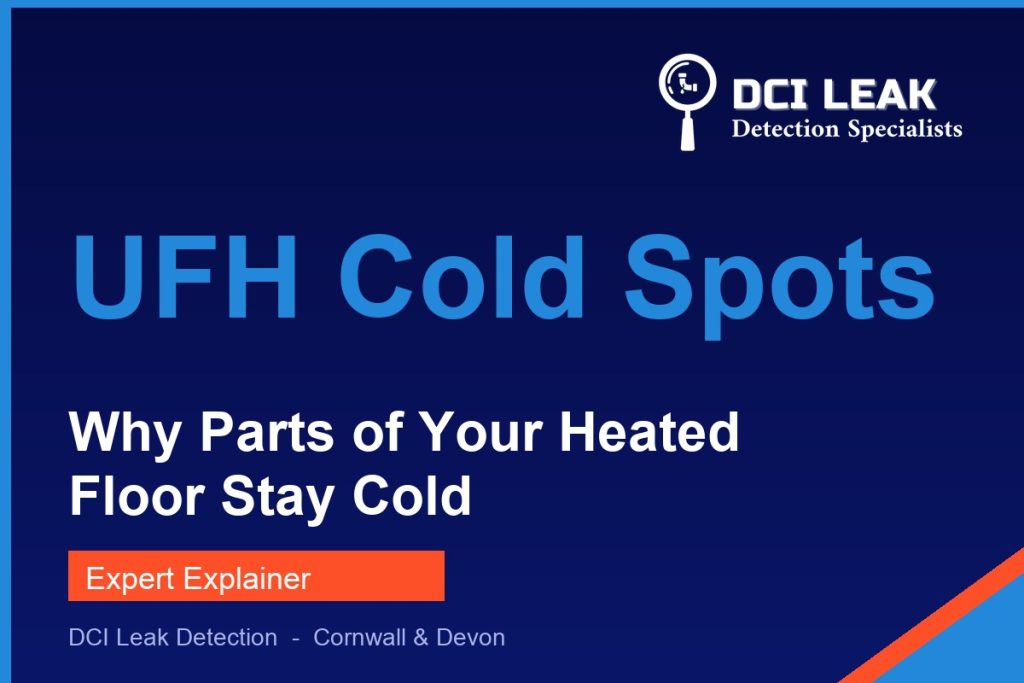 underfloor heating cold spots — DCI Leak Detection guide