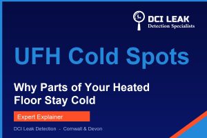 underfloor heating cold spots — DCI Leak Detection guide